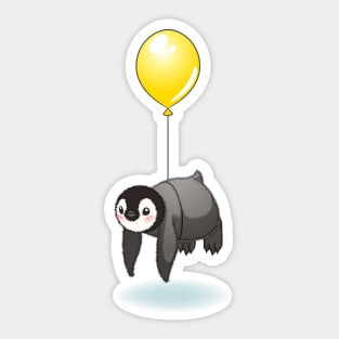 Happy emperor penguin chick Sticker